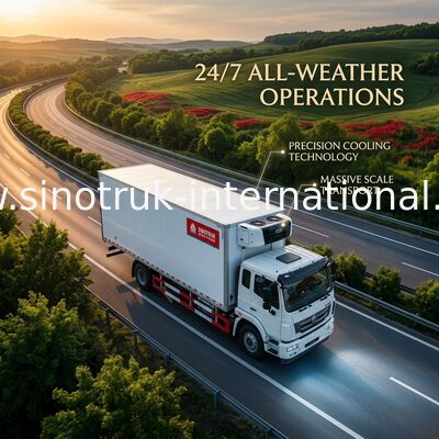 SINOTRUK HOHANの専門家はトラック16のトン20を- 25CBMユーロ2 266HP 4X2冷やしました