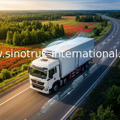 8×4によって冷やされているトラックおよびバンSINOTRUK HOWO運送冷凍食品のための40トン