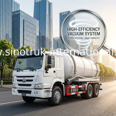 公衆衛生企業 20CBM LHD 336HP のための下水の吸引のトラック SINOTRUK HOWO