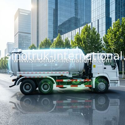 大きい容量の頑丈な真空の下水のトラック 6X4 Euro2 290HP、ISO