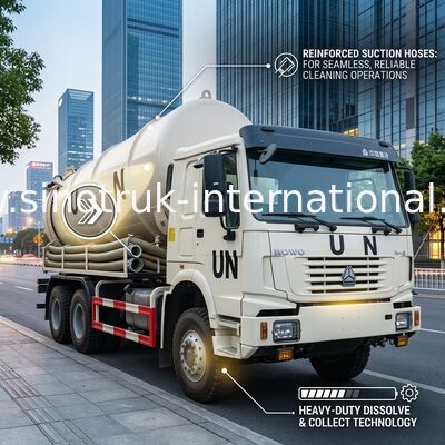 下水汚泥の真空ポンプの浄化槽のクリーニングのトラックLHD 6X4を集める16CBM
