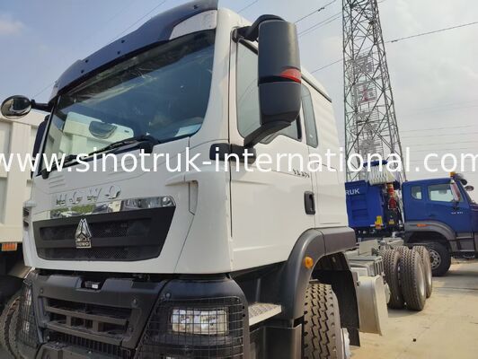 371馬力エンジン、30〜40トンの積載量、左/右ハンドルオプション付きSINOTRUK TXダンプトラックシャーシ