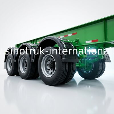 側面の揚げべら3の車軸トラックによって取付けられるクレーン20ft 40ft FUWAブランドの三車軸