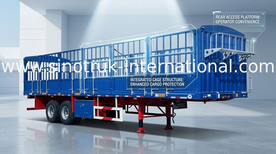 半 Dropside のトラックのトレーラーの商業トラックおよびトレーラー 3X16 のトン