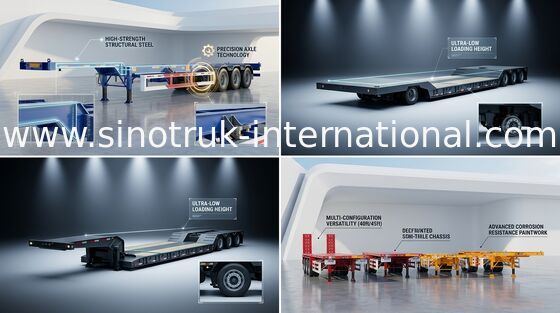半半 SIONTRUK の国際的な輸送のトレーラーのトラクターのトラック