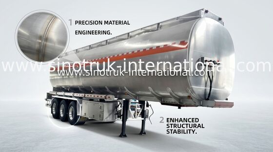 半半 SINOTRUK HOWO のトレーラー トラック、トレーラーが付いている重油の配達用トラック