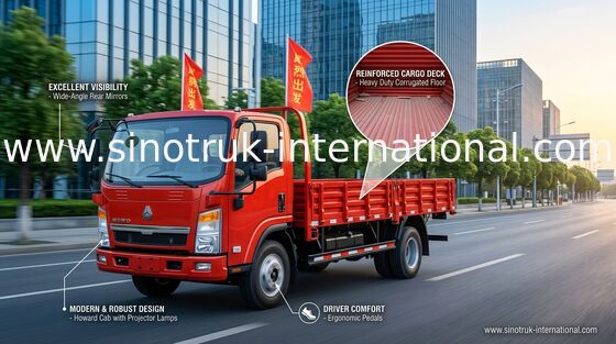 多機能 85HP ディーゼル機関のユーロ 2 台の軽量商業トラック
