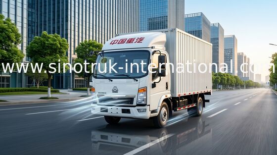 低雑音の軽量配達箱のトラック LHD 4X2 116HP ZZ1087D3614C180