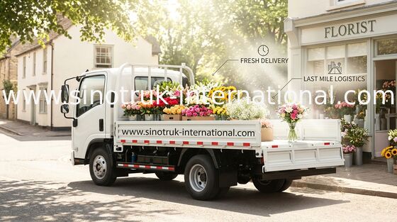 HOWOの軽量トラックは3-5トン、建築現場ZZ1047D3414C145をトラックで運びます