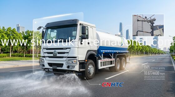 HOWO 6*4 ドライブ 400HP 18m³ 大規模エンジニアリング散水車 (散水車/散水器、道路の粉塵抑制と灌漑に最適)