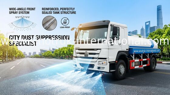 回転360度のの高性能の構造の給水車10CBM