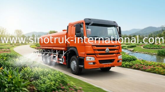 緑水運送給水車の飲料水のトラック 95km/h