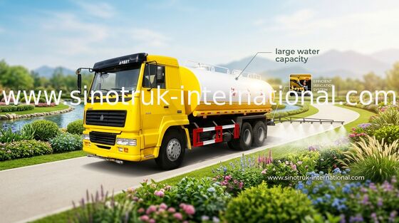空気/手動制御システム 16CBM 給水車 6×4 のドライブの種類