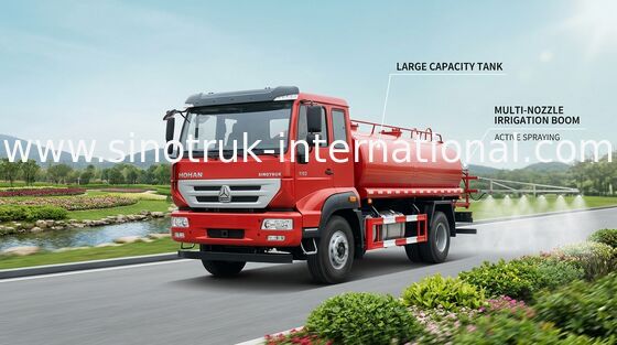 道の洗い流す給水車 SINOTRUK 10CBM のトラックを強く引く水