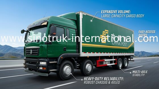 SINOTRUK HOWO CargoヴァンTruck 30 - 40ユーロ トンの6x2の兵站学の企業のための2 336HP