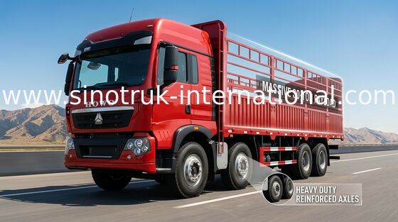 倉庫のタイプ貨物棒のトラック SINOTRUK HOWO 8X4 LHD Euro2 336HP