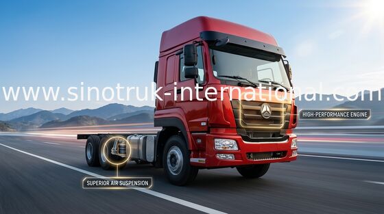 HP 頑丈な貨物トラック SINOTRUK 30-60 のトン 12 の車輪 LHD Euro2 336
