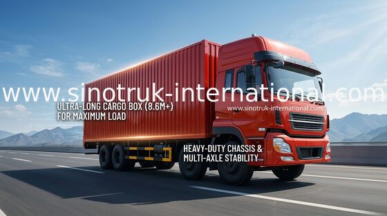 トラック 25 トンの貨物 6X2 ヴァン Truck Euro2 290HP の大きい商業箱のトラック