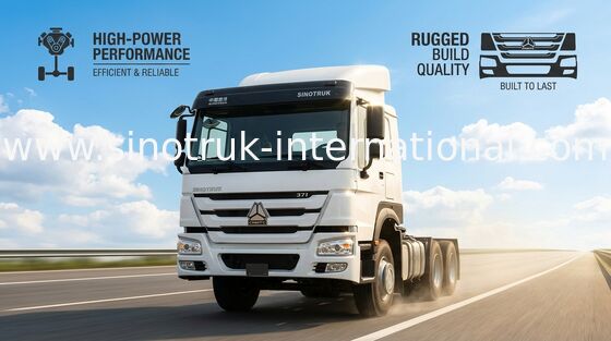 HOWO 6X4のトラクターのトラックRHD 10は371 HP ZZ4257S3241Wを動かす