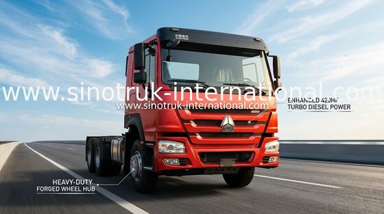 Sinotruk Howoのトラクターのトラック真新しい430Hp Lhd 10Wheels 6の× 4