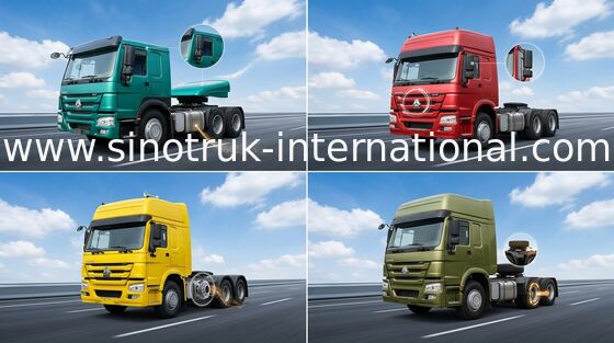 SINOTRUK HOWOのトラクターのトラックRHD 6X4 10はEuro2 371HP ZZ4257S3241Wを動かします