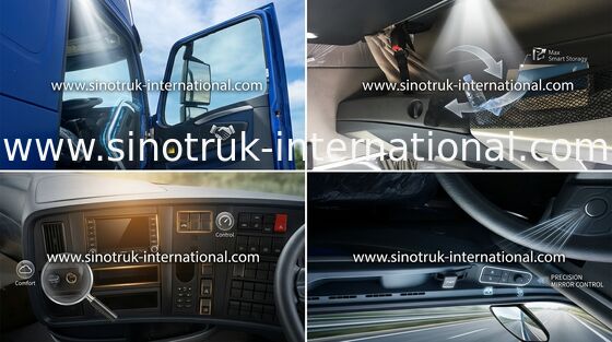 エアコンが付いている半SINOTRUK HOWOのトラックのトラクターZZ4257N3247N1Bの頭部