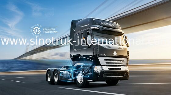 A7 RHD 6X4 Euro2 336HP のトラクターのトラック、国際的なトラクターの頭部 ZZ4257N3247N1B