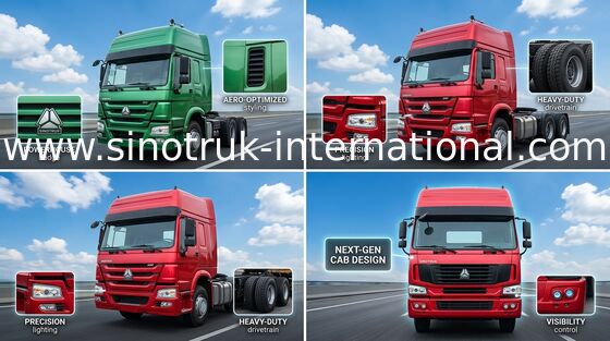SINOTRUK HOWO のトラクターのトラック LHD 6X4 Euro2 371HP ZZ4257S3241V