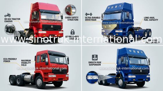 LHD 6X4 Euro2 290HP ZZ4251M3241W トラクターのトラック SINOTRUK の金王子