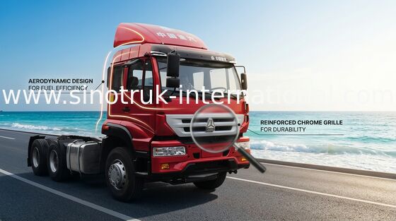 Tractor Truck 6X4 Euro2 336HP 25Tons ZZ4251N3241W SINOTRUK の金王子