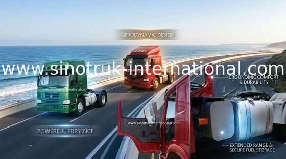 トラクターのトラック SINOTRUK HOWO RHD 4X2 Euro2 336HP ZZ4187N3511W