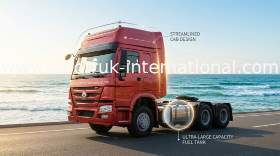 トラクターのトラック SINOTRUK HOWO LHD 4X2 Euro2 371HP ZZ4187S3511W