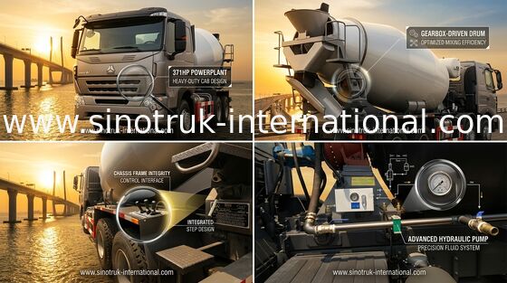セメントのトラックのミキサーのトラックミキサ装置 SINOTRUK HOWO A7