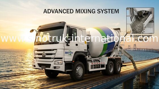 SINOTRUK HOWO 6x4のトラックミキサのトラック371HP LHD