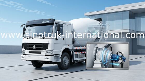 SINOTRUK HOWO のトラックミキサのトラック 12CBM 371HP 6X4 RHD ZZ5257GJBN4048W