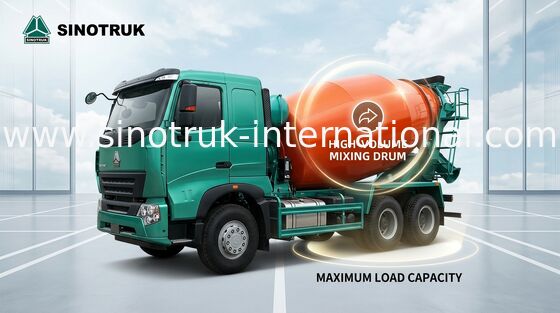 建築現場SINOTRUK HOWO A7のための大容量のトラックミキサのトラック