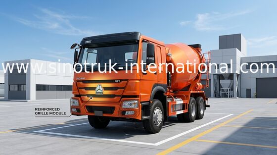 102km/H SINOTRUK HOWOのトラックミキサのトラック371HP 10CBM LHD 6x4