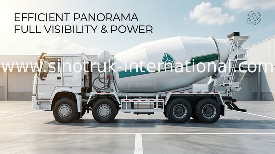 SINOTRUK HOWO のトラックミキサのトラック 14CBM 371HP 8X4 LHD ZZ5317GJBN3261W