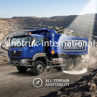 Sinotruk Howo ターパーダンプトラック Nx 6 × 4 Rhd 10 ホイール H77L キャビンユーロ2