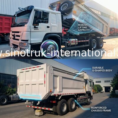 シノトルク ホウ・ティッパー・ダンプトラック 400HP 6 × 4 U形トレイ