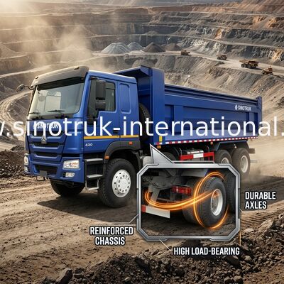 RHD 8×4 12ホイール ZZ3317V3847B1R 高馬力 低燃料消費量380HP ブルー HOWO ティッパートラック