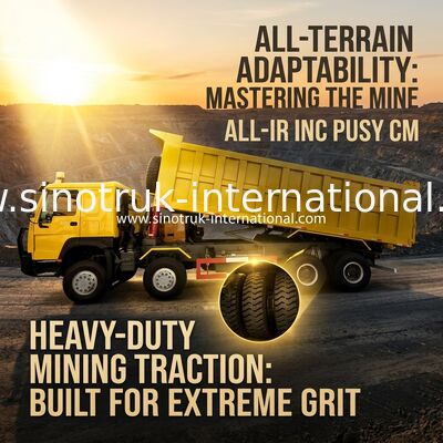 シノトラック ホウ・ティッパー ダンプトラック 400HP 8 × 4 50-60トン Lhd 12輪 大きなトレイ