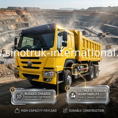 シノトルク ホウ・ティッパー・ダンプトラック ウェイチャイ 380HP 10輪 6 × 4 Rhd 20CBM
