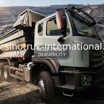 SINOTRUK HOWO LHD 6×4 10ホイール 40トンの採掘用 U型ダンプトラック