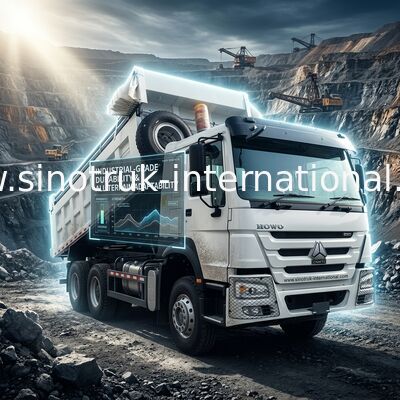シノトルク ホウ トンパー ダンプトラック 380HP 6 × 4 20CBM ホワイト 自動 タンパウリン