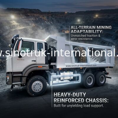 Sinotruk Howoのダンプカーのダンプ トラック新しいNX 10Wheels 400Hp 6の× 4鉱山