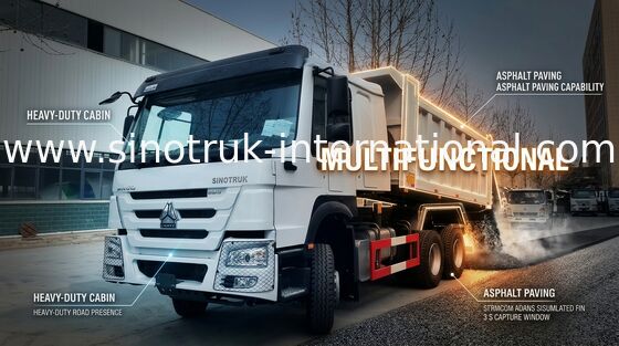 SINOTRUK HOWOのダンプカー トラック6X4 336HP LHD 10の車輪ZZ3257N3847B1 25トンの