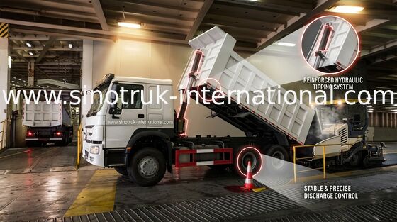 266HP LHD SINOTRUK HOWO 6x4のダンプ トラックZZ3257M4147W