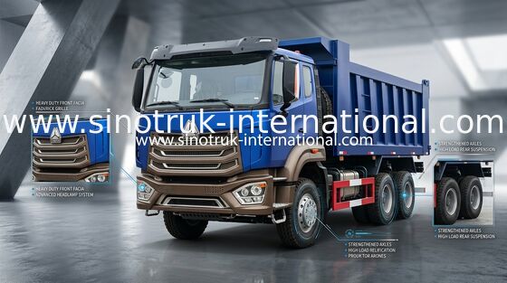 建設のためのユーロ 2 371hp Howo 6x4 ダンプ トラック
