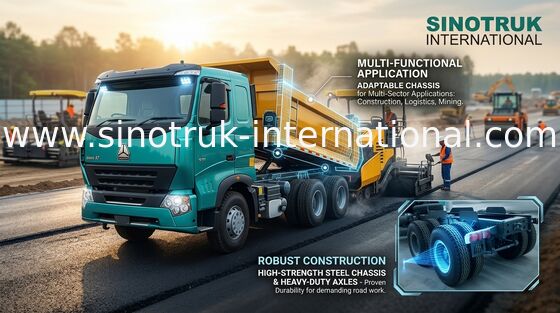 薄型のダンプカーのダンプ トラック頑丈な6x4 Sinotruk Howo 290HPは広く使用します